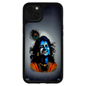 Minimal Krishna Devotional Art Cover