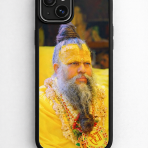Divine Maharaj Portrait Case – Yellow Aura